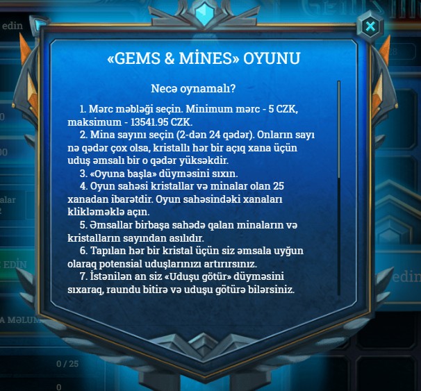 Melbet Az onlayn kazinoda real pul üçün mina tarama gəmisi oynayın